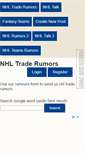 Mobile Screenshot of nhl-trade-rumors.com